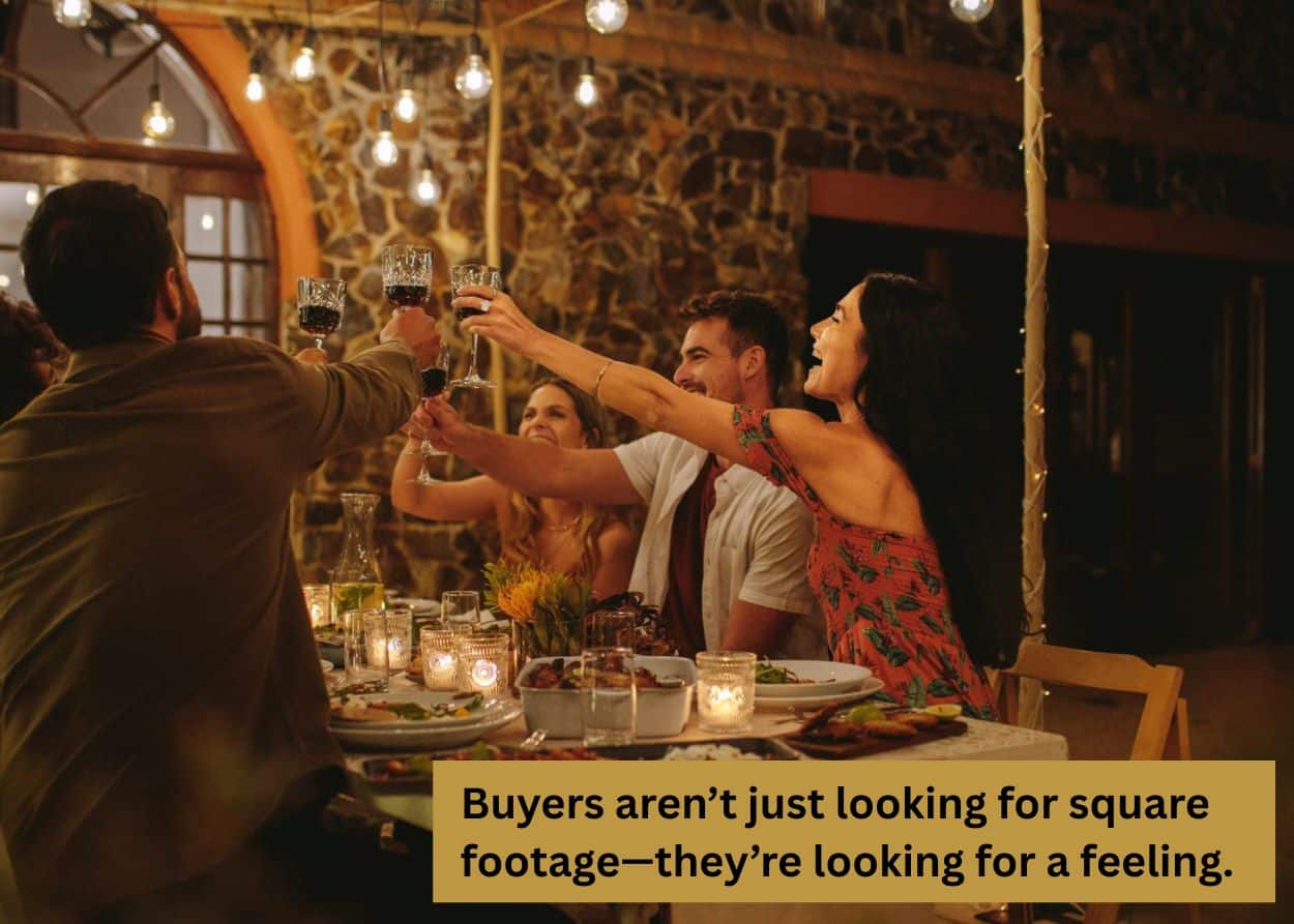 buyers aren’t just looking for square footage—they’re looking for a feeling.