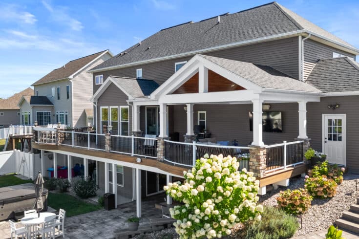 Trex Havana Gold Deck/ Open Porch – Rochester, NY